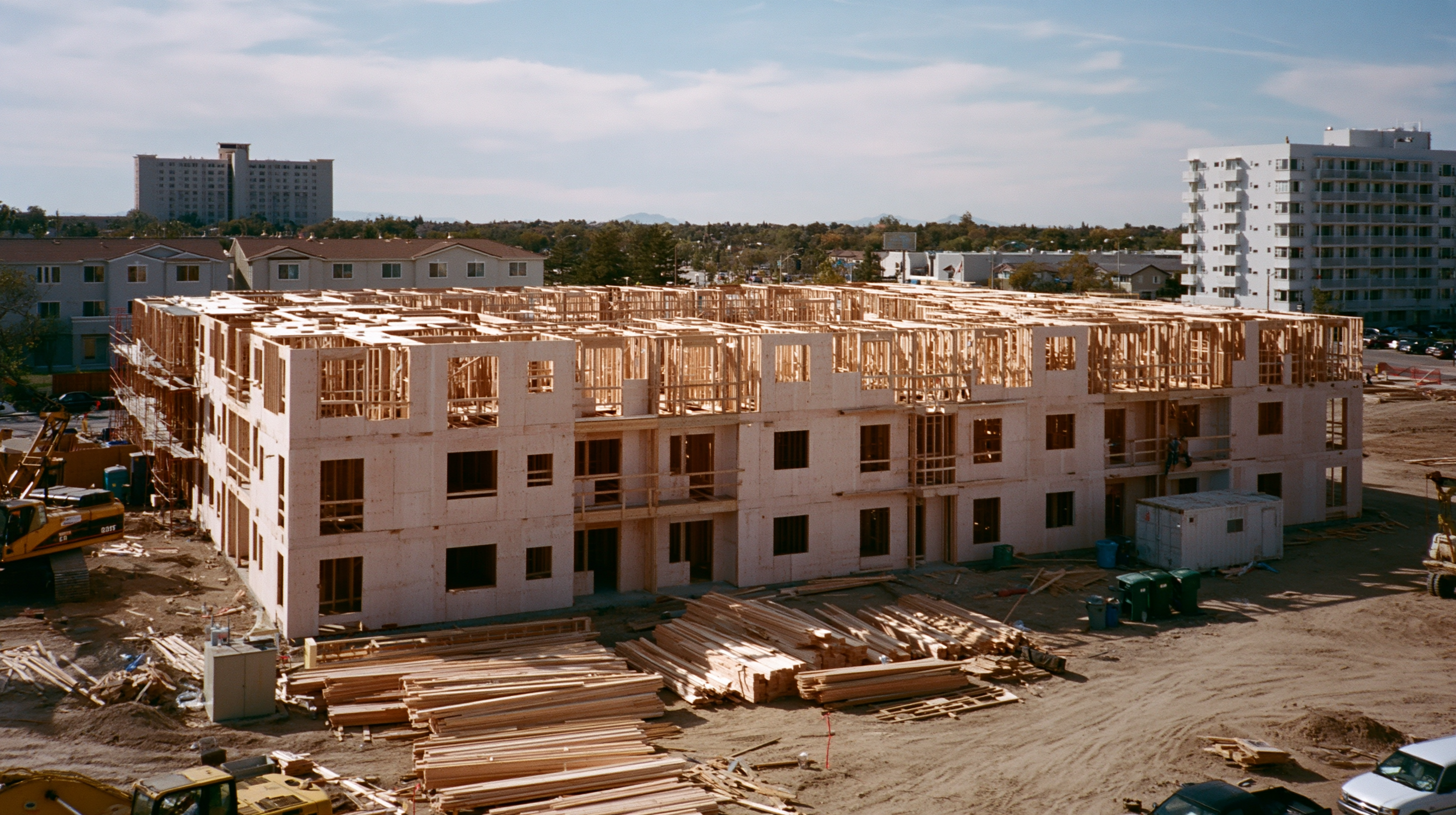 Wood-frame multifamily building takeoff